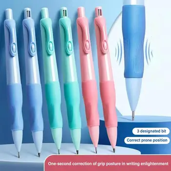 Встроенная точилка для карандашей, автоматическая ручка для коррекции осанки, механический карандаш, грифели 2,0 мм, карандаш для рисования,